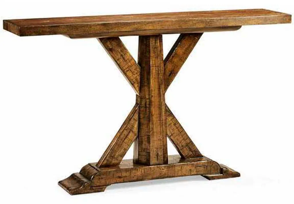 Jonathan Charles 491057-CFW Casual Rectangular Console Table Jonathan Charles 491057-CFW Casual Rectangular Console Table