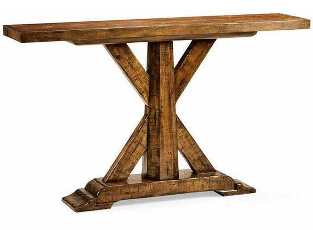 Jonathan Charles 491057-CFW Casual Rectangular Console Table Jonathan Charles 491057-CFW Casual Rectangular Console Table