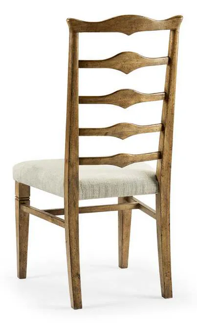 Jonathan Charles 491198-SC-DTM-F400 Pompano Ladderback Accent Side Chair Jonathan Charles 491198-SC-DTM-F400 Pompano Ladderback Accent Side Chair