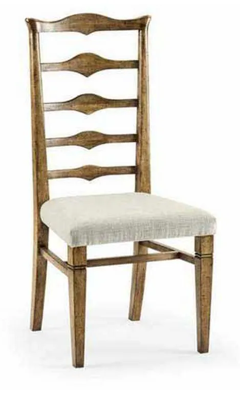 Jonathan Charles 491198-SC-DTM-F400 Pompano Ladderback Accent Side Chair Jonathan Charles 491198-SC-DTM-F400 Pompano Ladderback Accent Side Chair