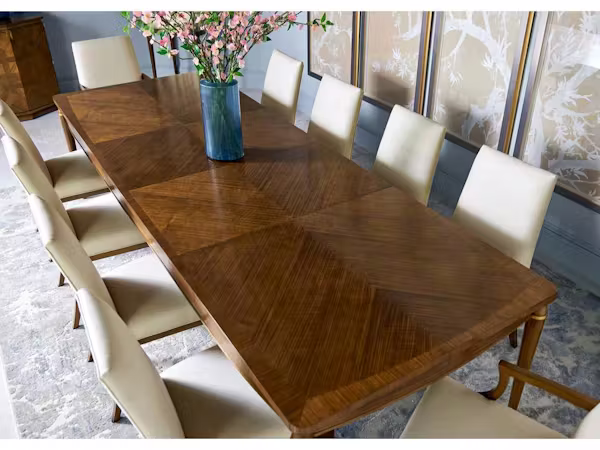 Jonathan Charles 500348-120L-WTL Toulouse Dining Table Jonathan Charles 500348-120L-WTL Toulouse Dining Table