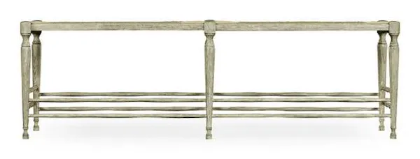 Jonathan Charles 530001-GYO William Yeoward Bodiam Grey Oak Bench Jonathan Charles 530001-GYO William Yeoward Bodiam Grey Oak Bench