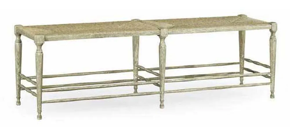 Jonathan Charles 530001-GYO William Yeoward Bodiam Grey Oak Bench Jonathan Charles 530001-GYO William Yeoward Bodiam Grey Oak Bench