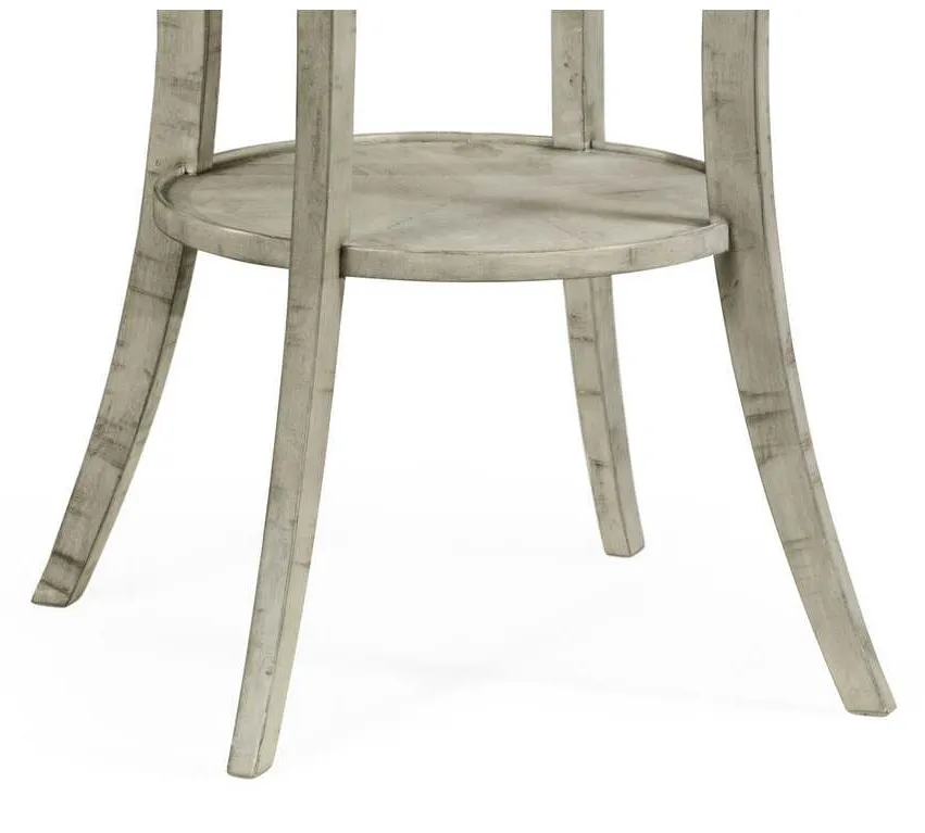 Jonathan Charles 491043-RGA Quatrefoil Lamp Table in Rustic Grey Jonathan Charles 491043-RGA Quatrefoil Lamp Table in Rustic Grey