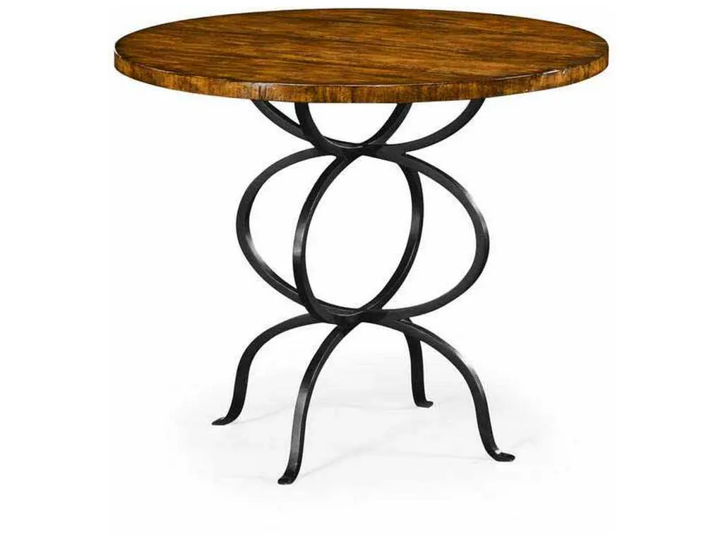 Jonathan Charles 491045-CFW Casual Accents Bistro Round Centre Table