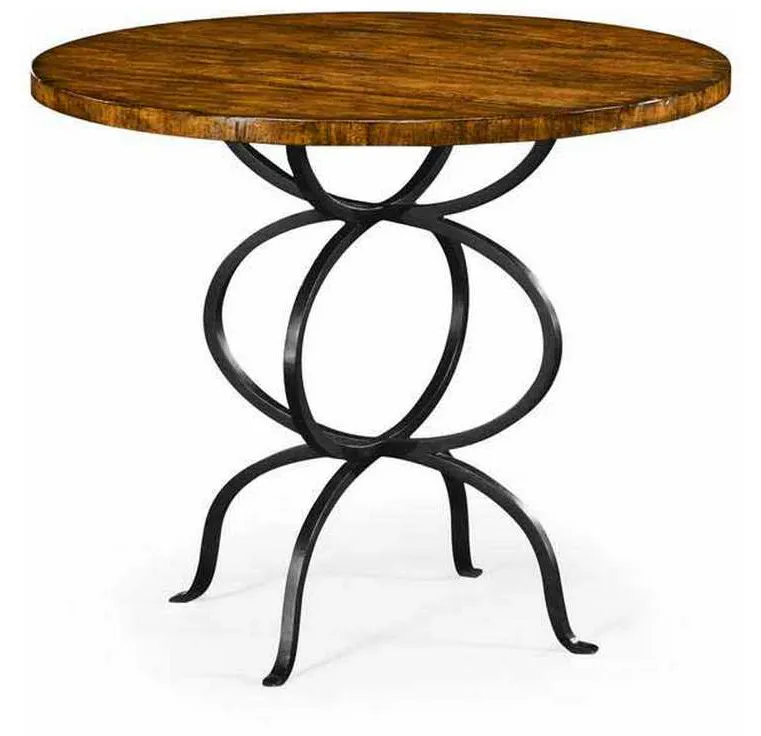 Jonathan Charles 491045-CFW Casual Accents Bistro Round Centre Table Jonathan Charles 491045-CFW Casual Accents Bistro Round Centre Table