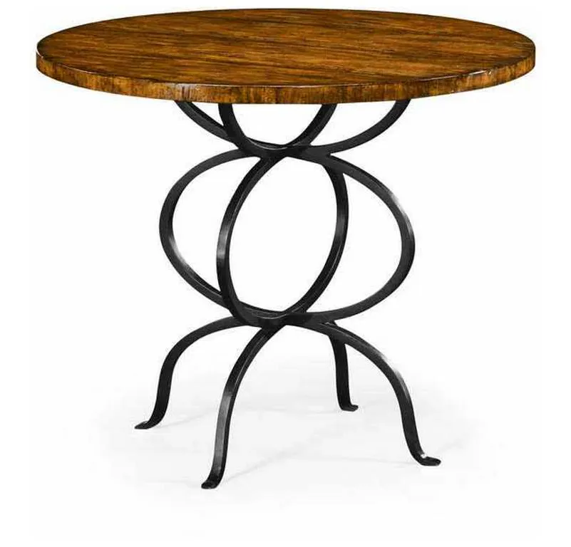 Jonathan Charles 491045-CFW Casual Accents Bistro Round Centre Table Jonathan Charles 491045-CFW Casual Accents Bistro Round Centre Table