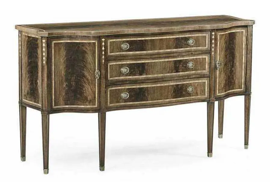 Jonathan Charles 492637-MBL JC Traditional Bleached Mahogany Breakfront Sideboard Jonathan Charles 492637-MBL JC Traditional Bleached Mahogany Breakfront Sideboard