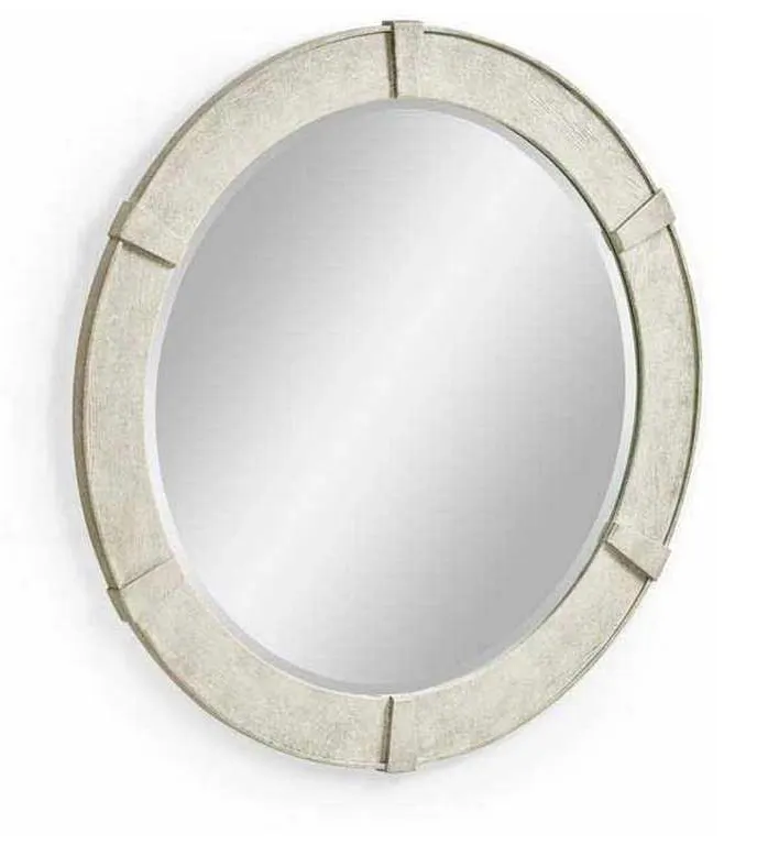 Jonathan Charles 491006-DTW Whitewash Driftwood Round Mirror Jonathan Charles 491006-DTW Whitewash Driftwood Round Mirror