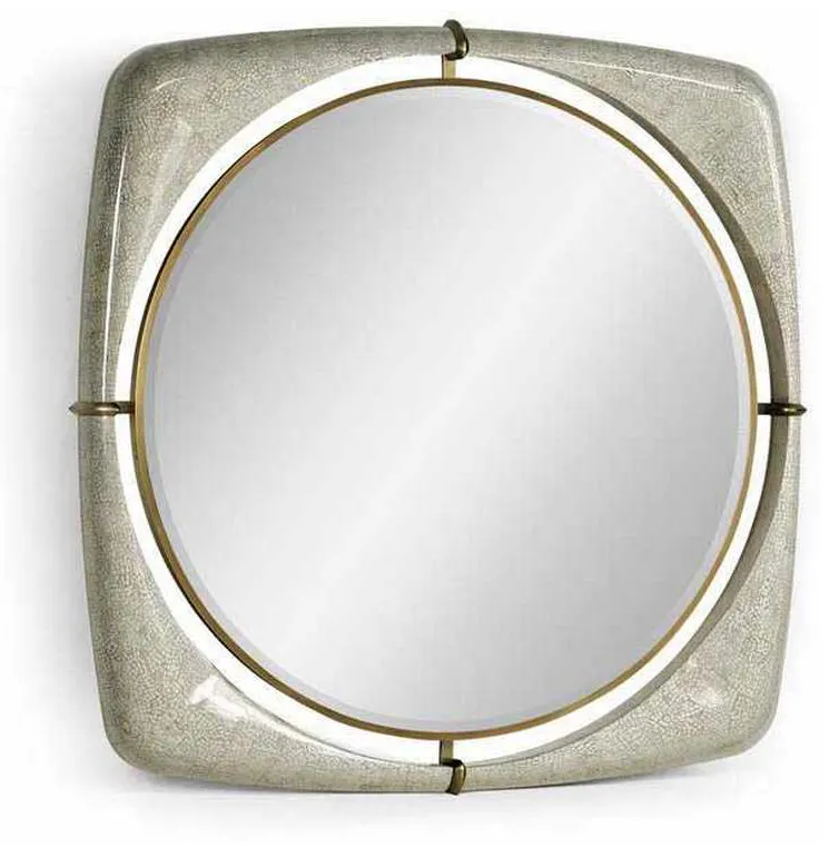 Jonathan Charles 500360-52D-EA002 Toulouse 52 inch Eggshell Mirror Jonathan Charles 500360-52D-EA002 Toulouse 52 inch Eggshell Mirror