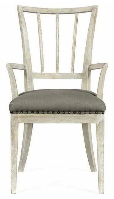 Jonathan Charles 530204-AC-WAA William Yeoward Bywater Washed Acacia Carver Arm Chair Jonathan Charles 530204-AC-WAA William Yeoward Bywater Washed Acacia Carver Arm Chair
