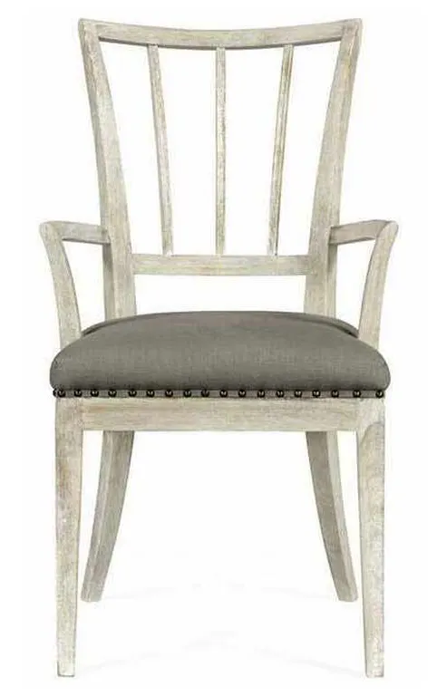 Jonathan Charles 530204-AC-WAA William Yeoward Bywater Washed Acacia Carver Arm Chair Jonathan Charles 530204-AC-WAA William Yeoward Bywater Washed Acacia Carver Arm Chair