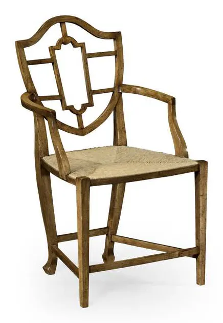 Jonathan Charles 530002-AC-GFA William Yeoward Aveburn Grey Fruitwood Arm Chair Jonathan Charles 530002-AC-GFA William Yeoward Aveburn Grey Fruitwood Arm Chair