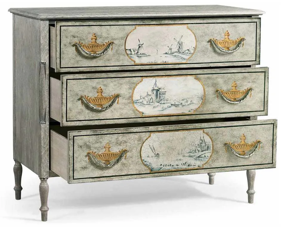 Jonathan Charles 007-1-901-OCB JC Traditional Morningside Chest of Drawers Jonathan Charles 007-1-901-OCB JC Traditional Morningside Chest of Drawers