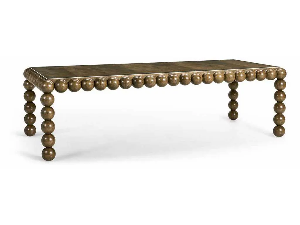 Jonathan Charles 007-2-A60-MBM Orb Rectangular Dining Table 103 Inch