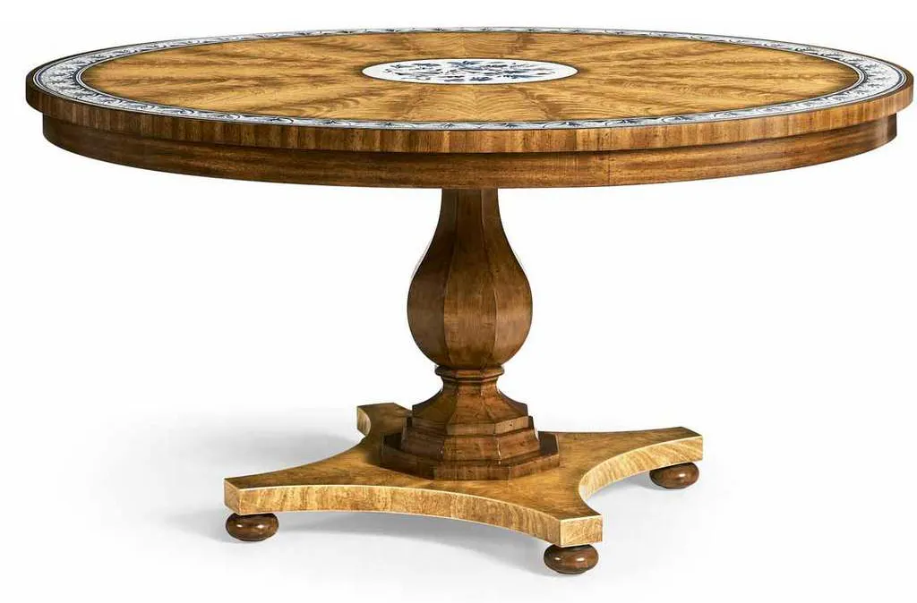 Jonathan Charles 007-2-D00-DCJ Vermeer Round Pedestal Dining Table 58 Inch Jonathan Charles 007-2-D00-DCJ Vermeer Round Pedestal Dining Table 58 Inch