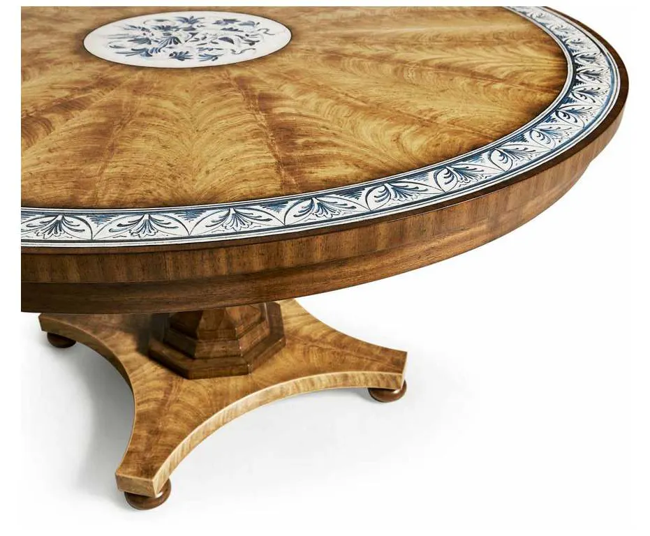 Jonathan Charles 007-2-D00-DCJ Vermeer Round Pedestal Dining Table 58 Inch Jonathan Charles 007-2-D00-DCJ Vermeer Round Pedestal Dining Table 58 Inch