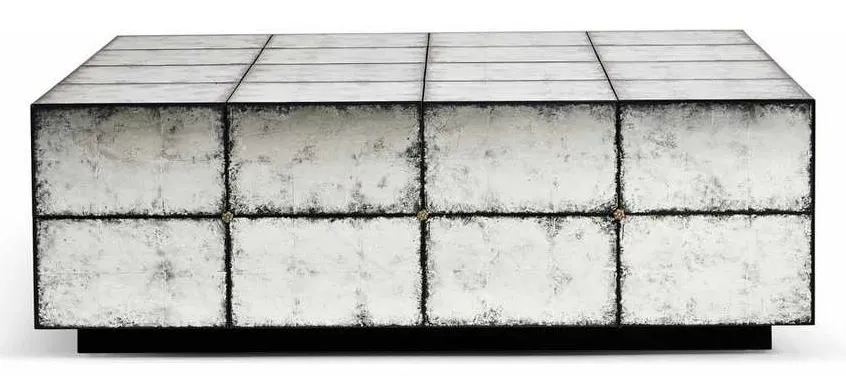 Jonathan Charles 007-3-BL0-EGL Luna Square Cocktail Table Jonathan Charles 007-3-BL0-EGL Luna Square Cocktail Table