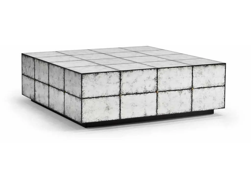 Jonathan Charles 007-3-BL0-EGL Luna Square Cocktail Table