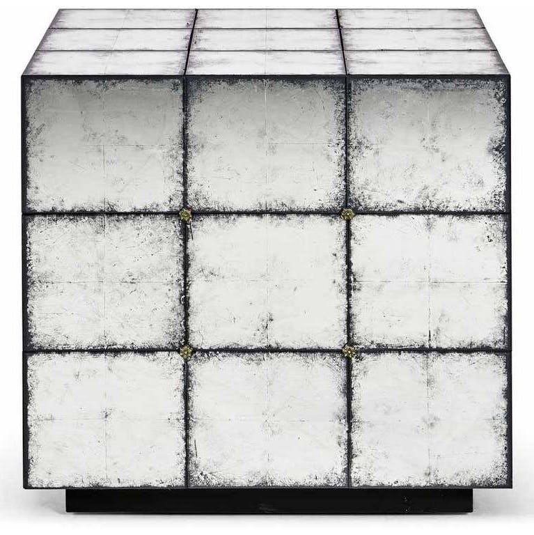 Jonathan Charles 007-3-BN2-EGL Luna Square End Table Jonathan Charles 007-3-BN2-EGL Luna Square End Table