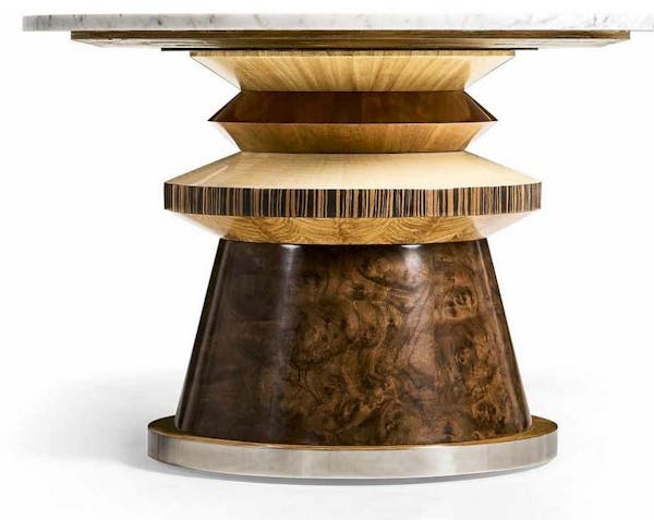Jonathan Charles 007-3-DL0-NCL Rook Round Cocktail Table Jonathan Charles 007-3-DL0-NCL Rook Round Cocktail Table