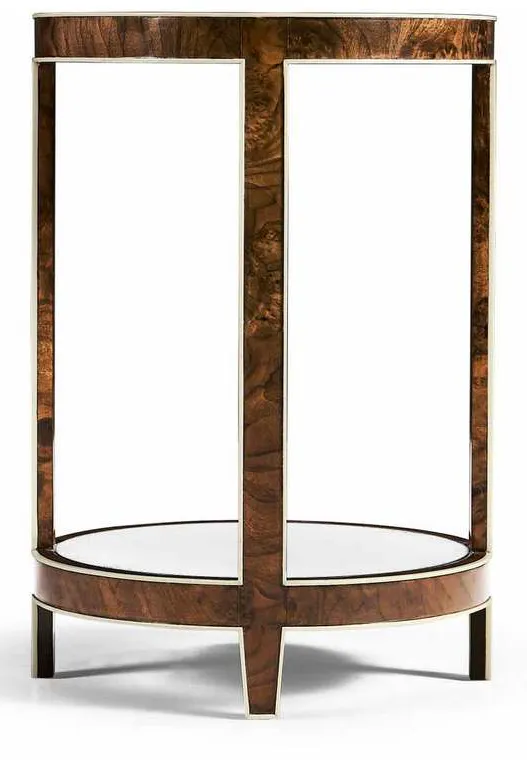 Jonathan Charles 007-3-DN1-WBL Jacques Round End Table Jonathan Charles 007-3-DN1-WBL Jacques Round End Table