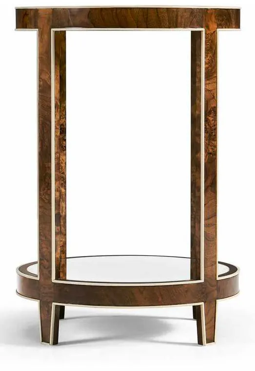 Jonathan Charles 007-3-DN1-WBL Jacques Round End Table Jonathan Charles 007-3-DN1-WBL Jacques Round End Table