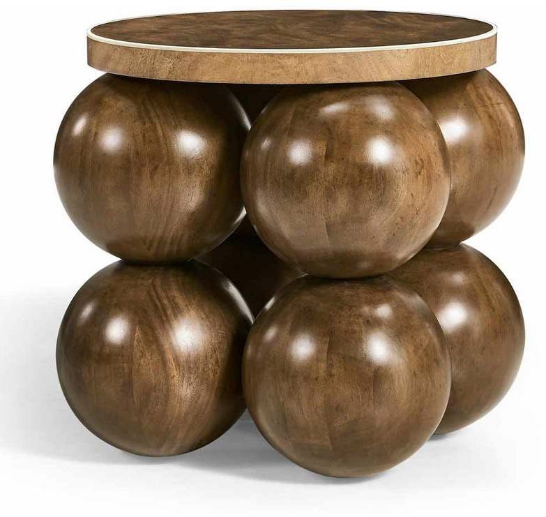 Jonathan Charles 007-3-DQ0-MBM Orb Round Accent Table Jonathan Charles 007-3-DQ0-MBM Orb Round Accent Table
