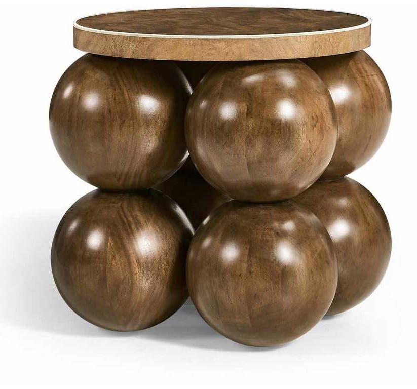 Jonathan Charles 007-3-DQ0-MBM Orb Round Accent Table Jonathan Charles 007-3-DQ0-MBM Orb Round Accent Table