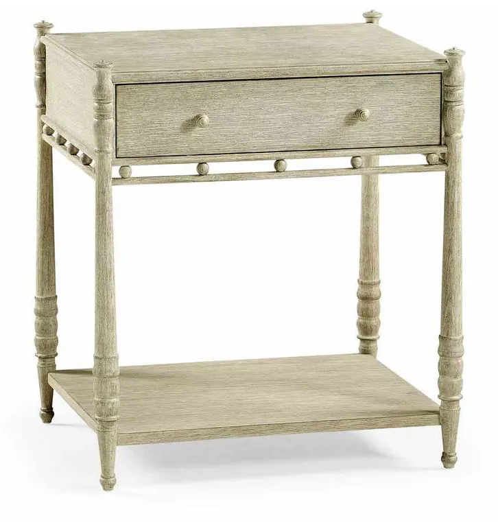 Jonathan Charles 012355-AB William Yeoward Morris Bedside Chest Jonathan Charles 012355-AB William Yeoward Morris Bedside Chest