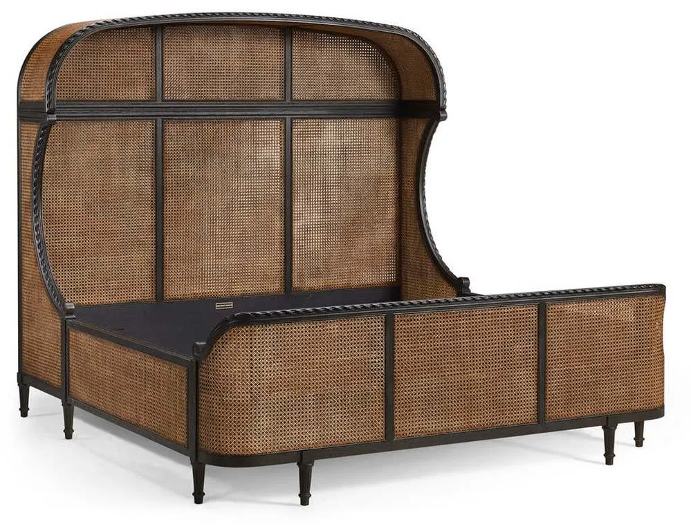 Jonathan Charles 007-1-131-EBO Tangiers King Shelter Bed Jonathan Charles 007-1-131-EBO Tangiers King Shelter Bed