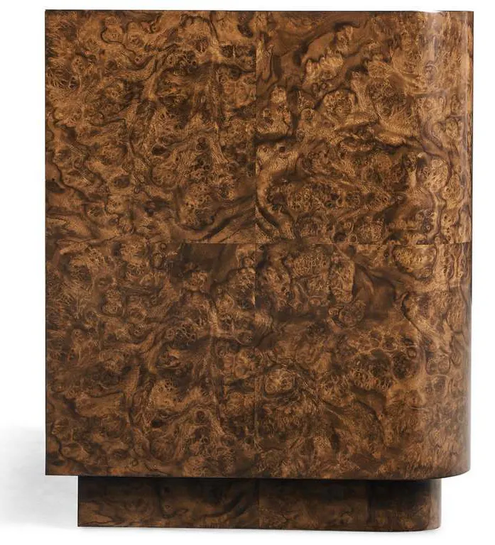 Jonathan Charles 007-3-BN0-WBL Jacques Radius End Table Jonathan Charles 007-3-BN0-WBL Jacques Radius End Table