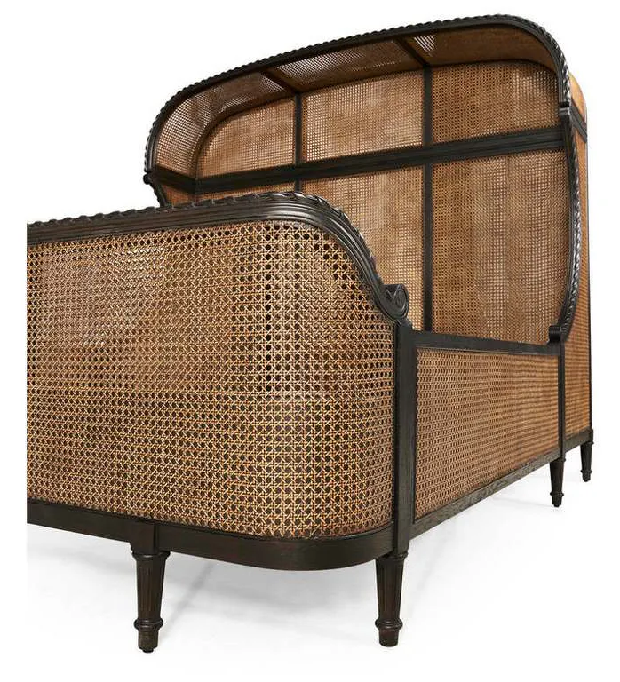 Jonathan Charles 007-1-131-EBO Tangiers King Shelter Bed Jonathan Charles 007-1-131-EBO Tangiers King Shelter Bed