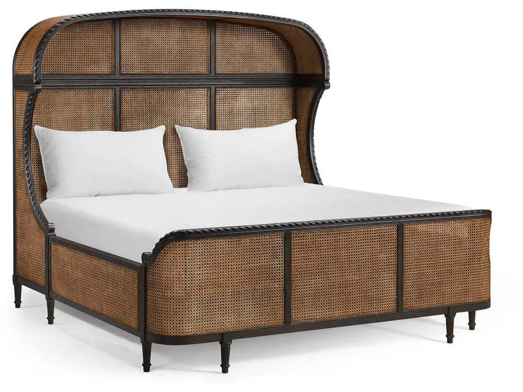 Jonathan Charles 007-1-131-EBO Tangiers King Shelter Bed Jonathan Charles 007-1-131-EBO Tangiers King Shelter Bed