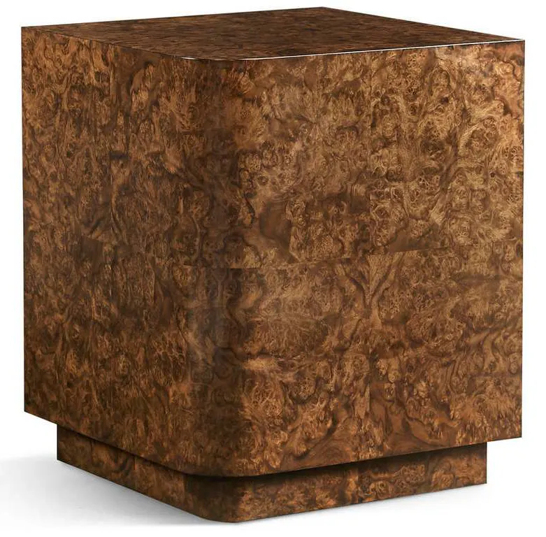 Jonathan Charles 007-3-BN0-WBL Jacques Radius End Table Jonathan Charles 007-3-BN0-WBL Jacques Radius End Table
