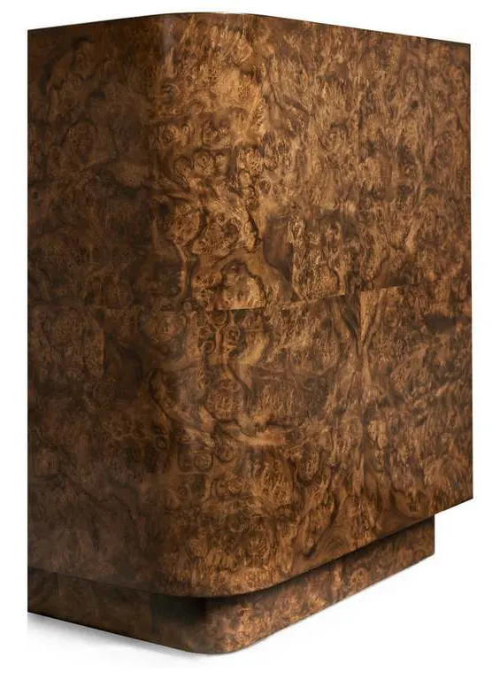 Jonathan Charles 007-3-BN0-WBL Jacques Radius End Table Jonathan Charles 007-3-BN0-WBL Jacques Radius End Table