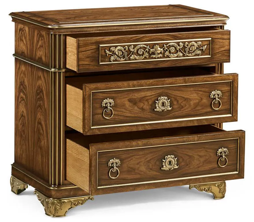 Jonathan Charles 008-1-940-VBS Viceroy Bedside Chest Jonathan Charles 008-1-940-VBS Viceroy Bedside Chest