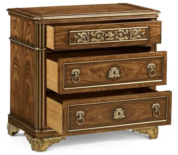 Jonathan Charles 008-1-940-VBS Viceroy Bedside Chest Jonathan Charles 008-1-940-VBS Viceroy Bedside Chest
