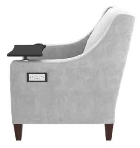 Kellex HC09270-05TPRCL Lila Chair Right Facing Tablet Top Power Source Left Facing Cup Holder Kellex HC09270-05TPRCL Lila Chair Right Facing Tablet Top Power Source Left Facing Cup Holder