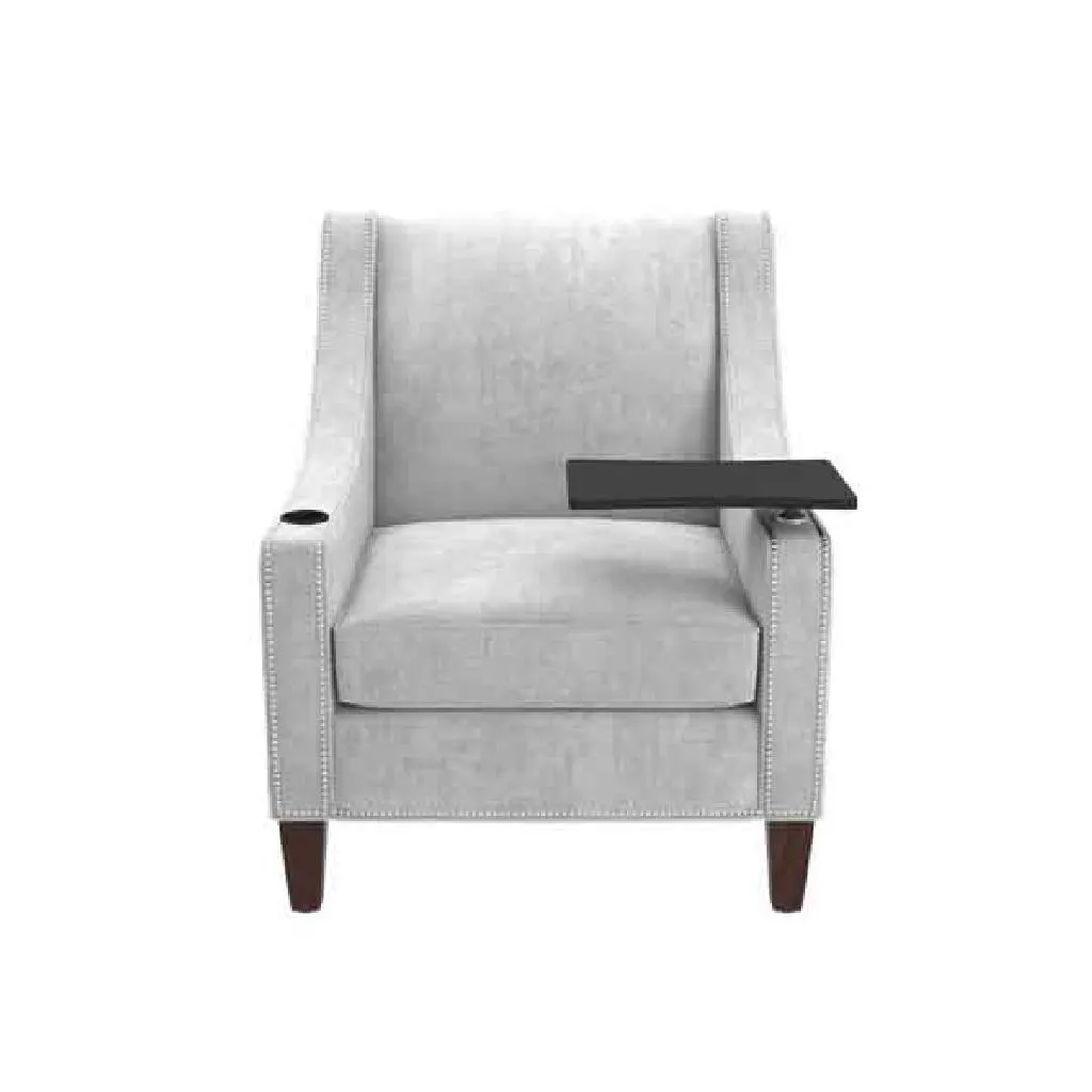 Kellex HC09333-05TPRCL Lidia Chair Right Facing Tablet Top Power Source Left Facing Cup Holder