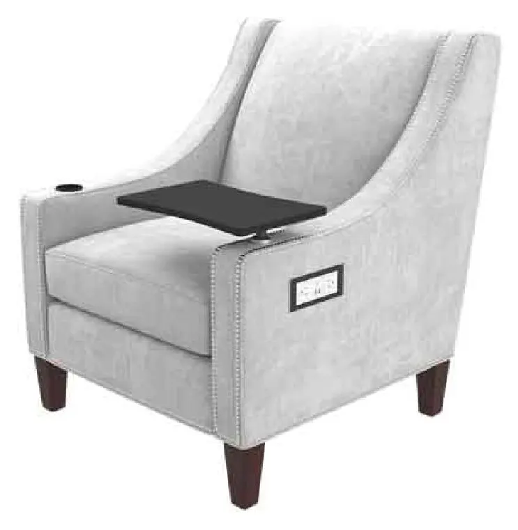 Kellex HC09333-05TPRCL Lidia Chair Right Facing Tablet Top Power Source Left Facing Cup Holder Kellex HC09333-05TPRCL Lidia Chair Right Facing Tablet Top Power Source Left Facing Cup Holder