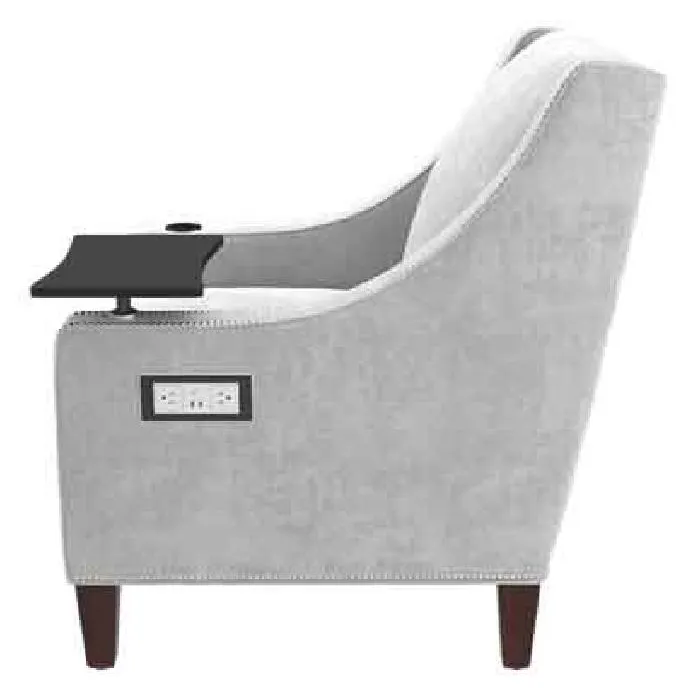 Kellex HC09333-05TPRCL Lidia Chair Right Facing Tablet Top Power Source Left Facing Cup Holder Kellex HC09333-05TPRCL Lidia Chair Right Facing Tablet Top Power Source Left Facing Cup Holder