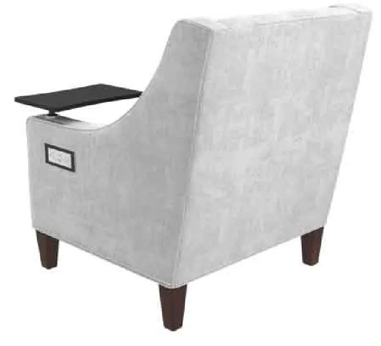 Kellex HC09333-05TPRCL Lidia Chair Right Facing Tablet Top Power Source Left Facing Cup Holder Kellex HC09333-05TPRCL Lidia Chair Right Facing Tablet Top Power Source Left Facing Cup Holder