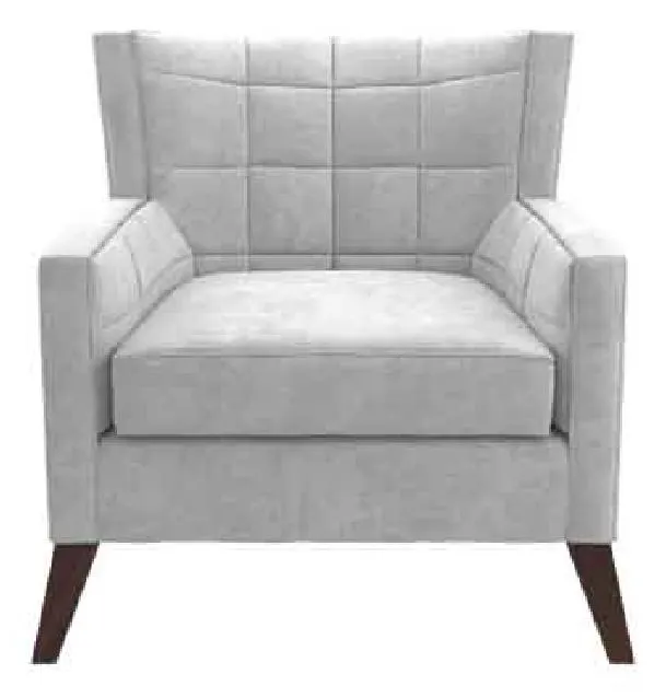 Kellex HC09429-05 Guy Lounge Chair With Buttonless Tufts Kellex HC09429-05 Guy Lounge Chair With Buttonless Tufts