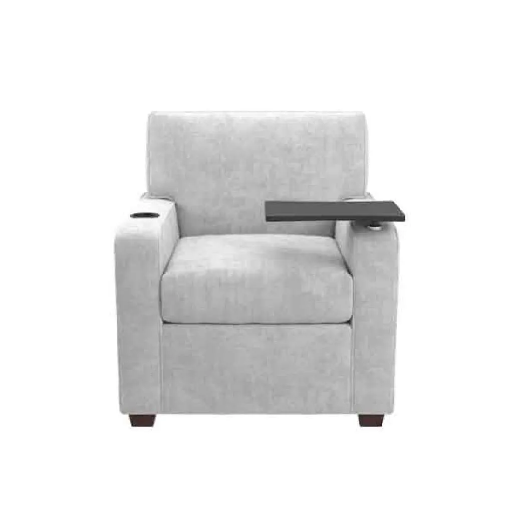 Kellex HC09472-05TPRCL Watson Chair Right Facing Tablet Top And Power Source with Left Facing Cup Holder