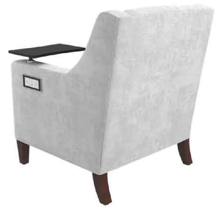 Kellex HC09489-05TPRCL Liev Chair Right Facing Tablet Top and Power Source Left Facing Cup Holder Kellex HC09489-05TPRCL Liev Chair Right Facing Tablet Top and Power Source Left Facing Cup Holder