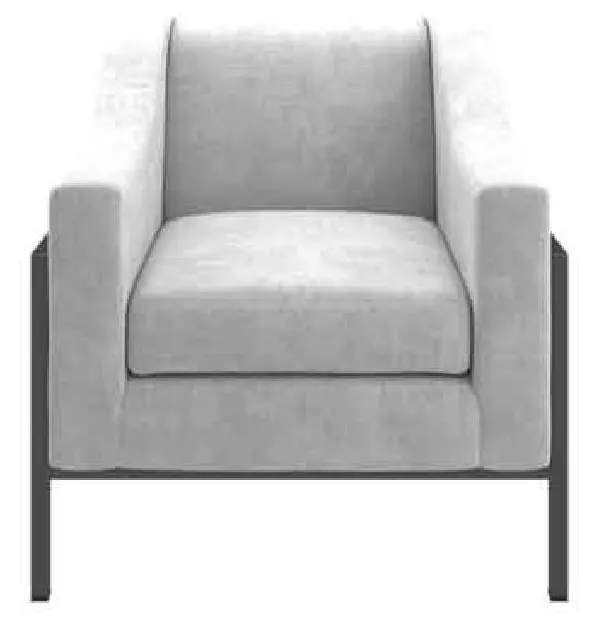 Kellex HC09533-05RS Saul Lounge Chair With Removable Seat Deck Kellex HC09533-05RS Saul Lounge Chair With Removable Seat Deck