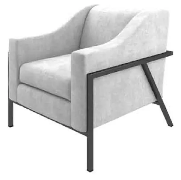 Kellex HC09533-05RS Saul Lounge Chair With Removable Seat Deck Kellex HC09533-05RS Saul Lounge Chair With Removable Seat Deck
