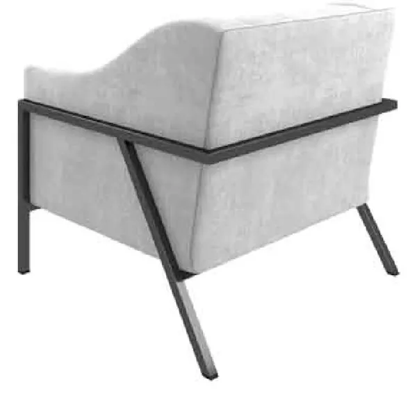 Kellex HC09533-05RS Saul Lounge Chair With Removable Seat Deck Kellex HC09533-05RS Saul Lounge Chair With Removable Seat Deck