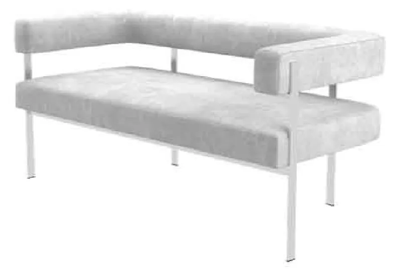 Kellex HC09550-15 Bartleby Bench With Metal Kellex HC09550-15 Bartleby Bench With Metal